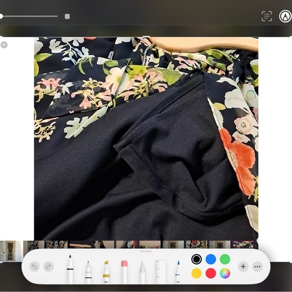 Covington Feminine Floral Midi Dress - Picture 7 of 7